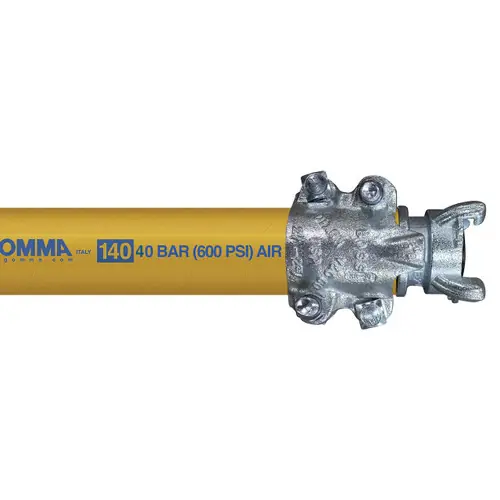 Kuriyama T140AK 2 in. x 50 ft. Heavy Duty Braided Steel Wire Air Hose Assembly, 600 PSI