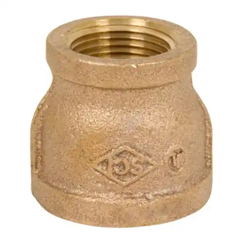 Smith Cooper Brass Lead-Free Reducing Coupling - Threaded