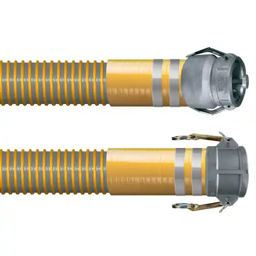 Kuriyama Tigervapor 4 in. Standard Duty Vapor Recovery Hose Assemblies w/ Part C Female Coupler x Dixon VR4040CS-AL Ends
