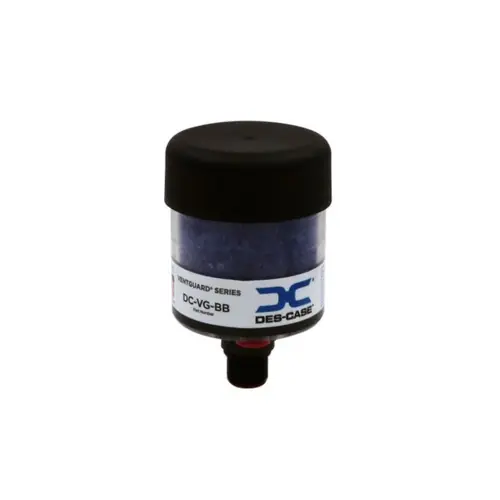 Des-Case DC-VG-BB 3/8 in. Multi-Fit (NPT, BSPP, BSPT) VentGuard Desiccant Series Breather - 0.1 lbs. Silica Gel