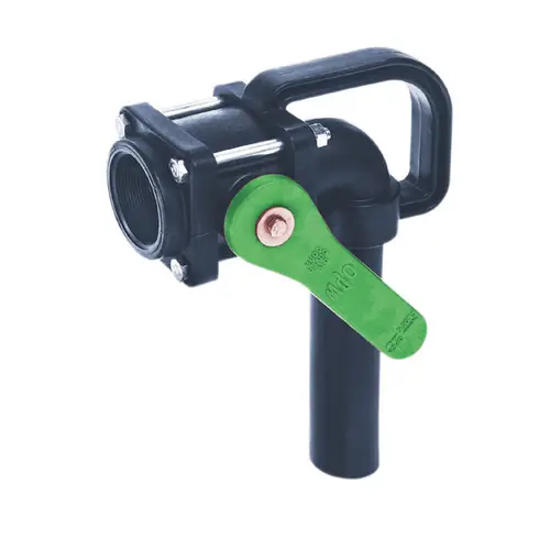 Bee Valve 2 in. Standard Port Ball Valve w/ Nozzle
