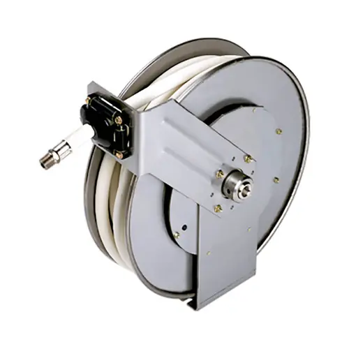 Hosetract CS Series Stainless Steel Air/ Water Hose Reel, Reel Only, 3/8 in. x 50 ft., 1000 PSI