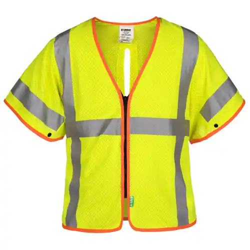 Lakeland Static Dissipative Class 3 Arc Rated Mesh Vest w/Lanyard Port, Hi-Vis Yellow