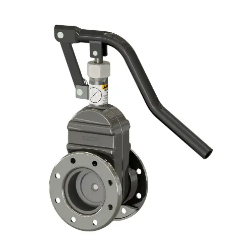 Betts Stainless Steel TTMA Flange x TTMA Flange Manual Sliding Valve w/ 316 SS Stem & Gate