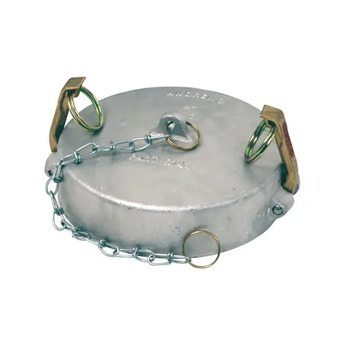 Dixon 5000-24 4 in. Aluminum API Dust Cap w/Brass Cam Arms