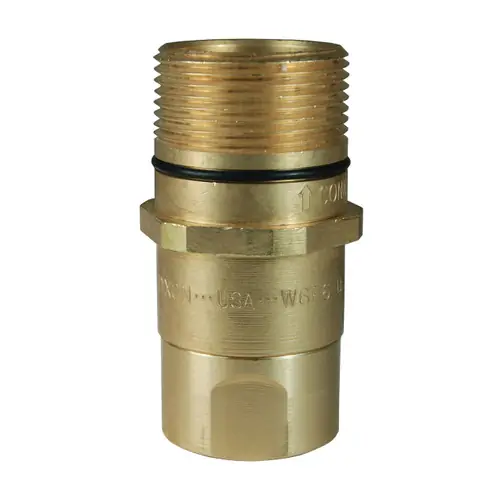 Dixon W-Series Hydraulic Brass Wingstyle Interchange Female Plug