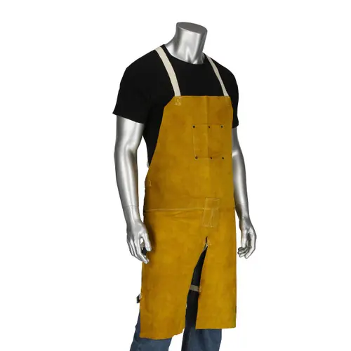 Leather Welding Split Leg Apron - 48 in. Length