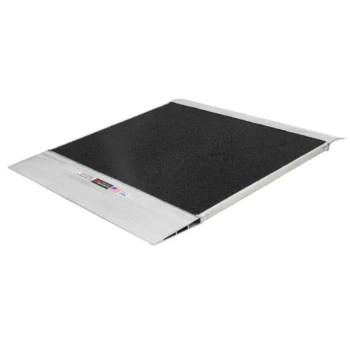 HD Ramps Aluminum Grit Coat Container Ramps w/ Plate End, 8000 lb. Capacity