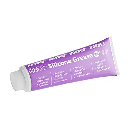 Haynes 1000 Food Grade Silicone Grease 4 oz. Tubes, 12 Tubes/Carton