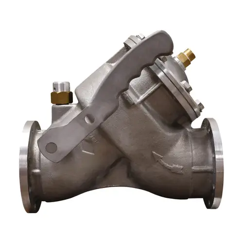 Dixon Aluminum TTMA Flanged Top Loading Valve w/ Vacuum Breaker