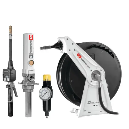 Samson 900340 Pumpmaster 2 3:1 Portable Oil Pump Package w/ 506 Series Reel and EC8 Handle