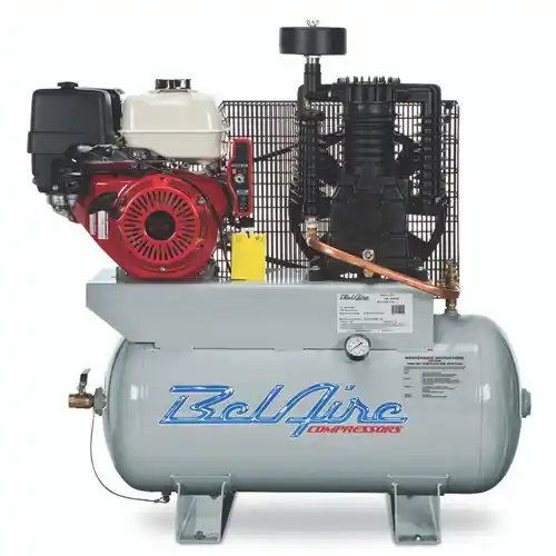 BelAire 3G3HHL Truck Mount Two-Stage 30 Gallon Air Compressor w/Honda GX Engine, 13 HP