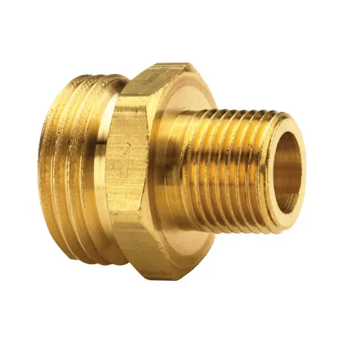 Dixon 3/4 in. Brass Male GHT x Male NPT Adapter - Lead Free