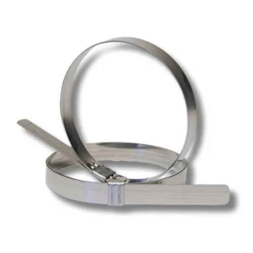 Strapbinder J-Series 5 in. ID x 3/4 in. Wide Preformed Stainless Steel Band Clamp