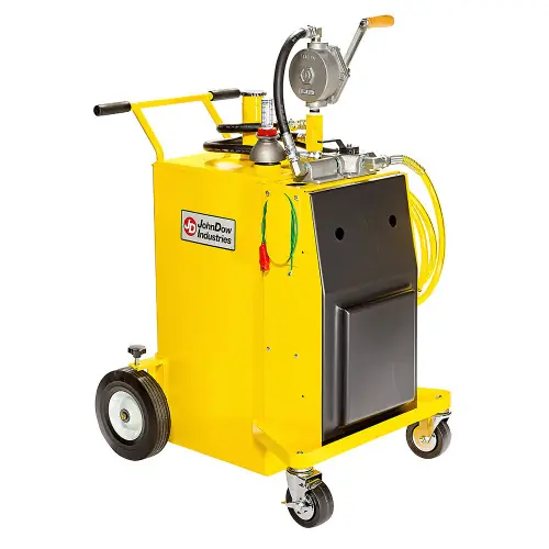 JohnDow PRO30 30 Gallon UL Listed Portable Diesel Gas Caddy w/ Rotary Pump