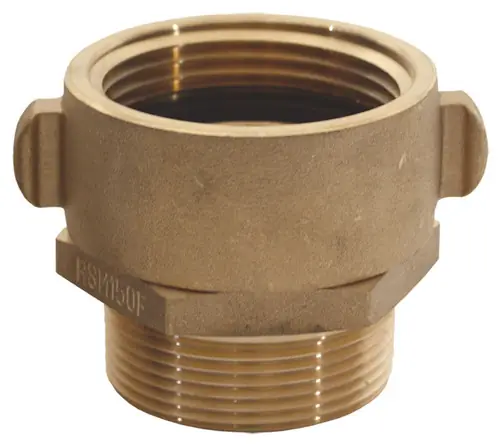 Dixon 2 1/2 in. NST x 2 in. NPT Brass Rocker Lug Female Swivel