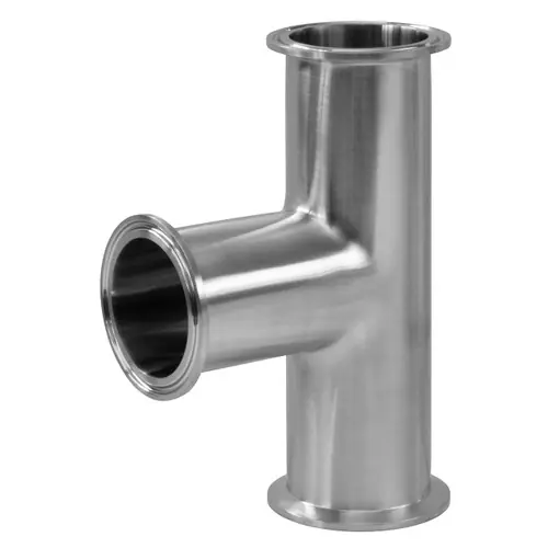 Steel & O'Brien S7MP Tee w/ Clamp Ends, 316 Stainless Steel