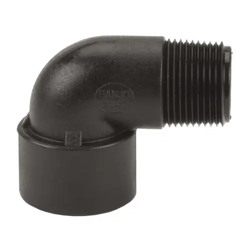 Banjo 1 in. Poly 90° Street Elbow - Sch. 80