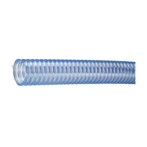 Kuriyama Tigerflex WE 1 in. Heavy-Duty PVC Food Grade Hose w/ Static Wire - Hose Only - 100 ft.