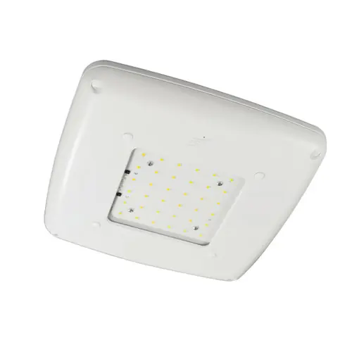 LSI Industries SCM Series LED Canopy Fixture, 15,000 Lumen, 111W, 5000K Color Temp, White