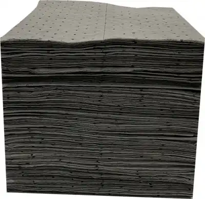 Essentials 15 in. W x 18 in. L Universal Three-Ply SMS Heavyweight Sorbent Pads, 100 Count