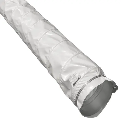 L.B. White 12 in. Dia. x 12 ft. Duct Kit w/ Magnetic Adapter Ring for Premier 80 & 170