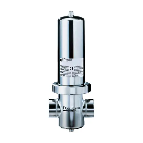 Donaldson P-EG 0036 1 1/4 in. NPT 304 SS Gas/Steam Filter Housing, UF Connection, 07/25 Element Size