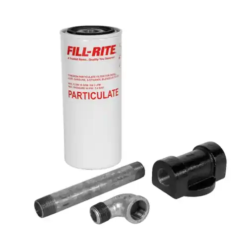 Fill-Rite 1200KTF7018 1 in. 10 Micron Particulate Filter w/ 3/4 in. Filter Head, - 12 UNF, 25 GPM