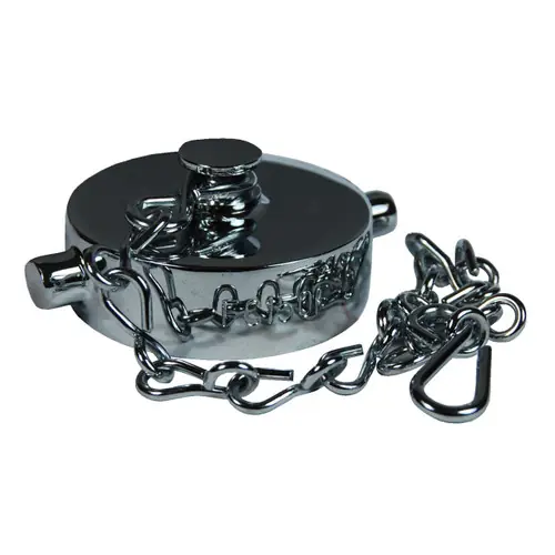 3 in. NH (NST) Dixon Brass Cap & Chain- Pin Lug (Polished Chrome Plated)