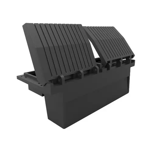 Snyder Industries NEVR-RUST™ TOOL-TAINER II-L® Plastic Truck Box, Black, 71 in. L x 26.5 in. W x 26 in. H