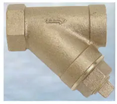 Sure Flow 1 in. Cast Bronze Y-Strainer w/ 1/2 in. Tap - 20 Mesh w/ 150 - 300 PSI