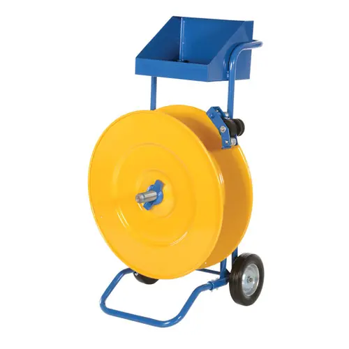 Vestil Strap-PS-HD Strapping Cart, Steel & Poly Strapping