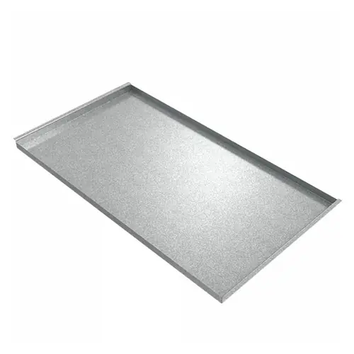 JME Hanging Pallet Rack Drip Pan, 42 in. L x 24 in. W x 1.5 in. H, Galvanized 20 Gauge Steel