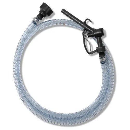Polyspring Hose and Nozzle Kit for Totes - 2 in. FNPT x 10 ft Hose