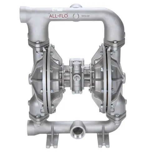 All-Flo A200 2 in. NPT Aluminum Air Diaphragm Pumps w/ PTFE Diaphragms & Balls, Nylon Seats