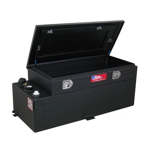 RDS Manufacturing 50 Gallon Powder Coated Aluminum DOT Certified Transfer Tank/Toolbox Combo