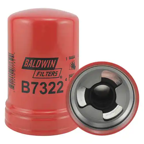 Baldwin Filters Spin-On Oil Filter, M92 x 2.5mm Thread, 3 29/32 in. Outside Dia., 5 5/16 in. H, Each