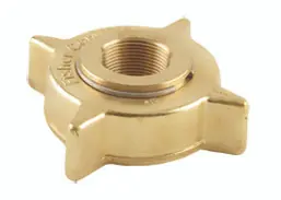 Emerson Fisher 3 1/4 Brass Female ACME x 1 1/4 in. FNPT Adaptor