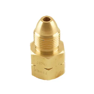 Emerson Fisher Single Piece Male POL x 1/2 in. Female NPT Adapter