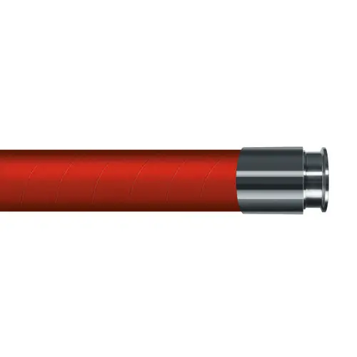 Kuriyama T422LH The Brewt 1 1/2 in. Liquid Suction and Discharge Brewery Hose w/ 3A Tri-Clamp Ends