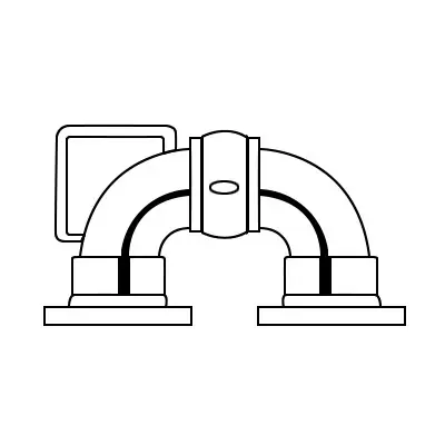 Emco Wheaton D0150 Style 40 4 in. TTMA Flanged Swivel Joint