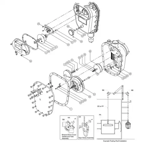 Varec 2500 Automatic Tank Gauge Extended Maintenance Kit - English