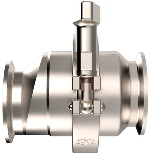 Dixon Sanitary EHSC Series Eccentric Spring Check Valve w/ Clamp Connection & FKM Seal