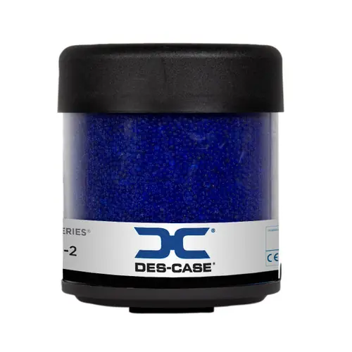 Des-Case DC-EX-2 1 in. FNPT Extended Series Desiccant Breather - 2.2 lbs. Silica Gel