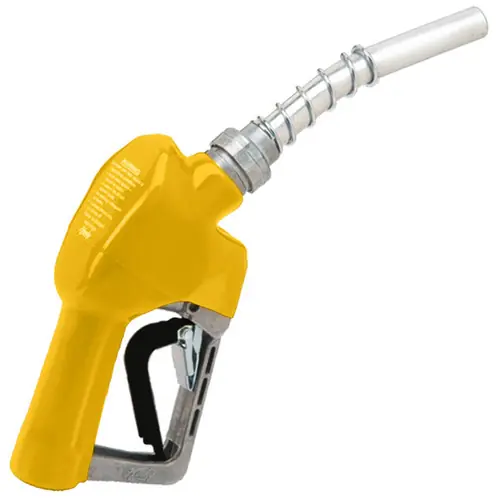 Husky X Series 3/4 in. Automatic Diesel Nozzle w/ Hold Open Clip - (Yellow)