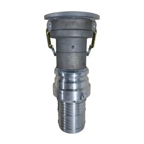 JME Vapor Recovery Coupler w/ 4 in. x 4 in. Probe, Butterfly Check Valve, Straight Swivel Hose Shank & Air Interlock Lips