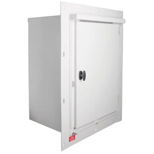 Morrison Bros 715F Series 7 Gal In-Wall Remote Fill Box Spill Container w/ 2 in. Male Back Connection