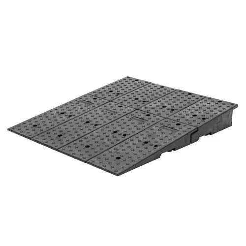 Guardian Rubber Full-Width Wedge Container 4 Ramps, 20,000 lbs. Cap/ Ramp