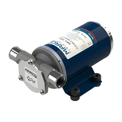 Marco® UP1 24V Water Transfer Pump w/Flexible Rubber Impeller , 9.2 GPM