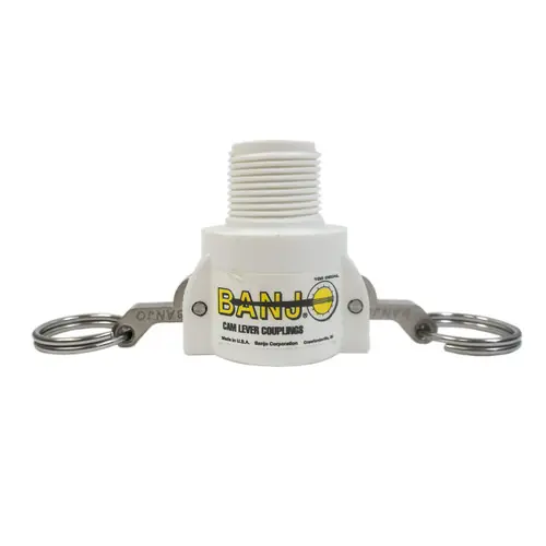 Banjo FDA .75 in. Quick Cam Lever Coupling Polyproplyene Cap Part B